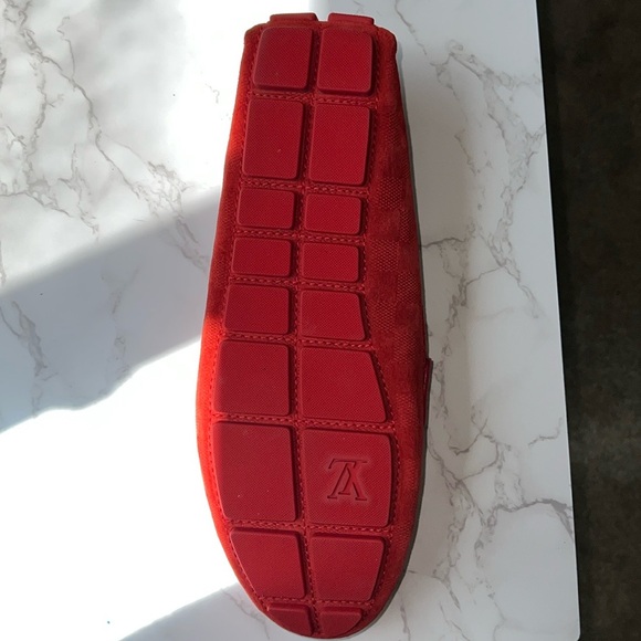 Authentic Louis Vuitton Men's Shoes Casual Red Loafers
Size 11M - Picture 9 of 10